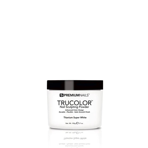 TRUCOLOR | ACRYLIC POWDER - TITANIUM SUPER WHITE (3.7 OZ)