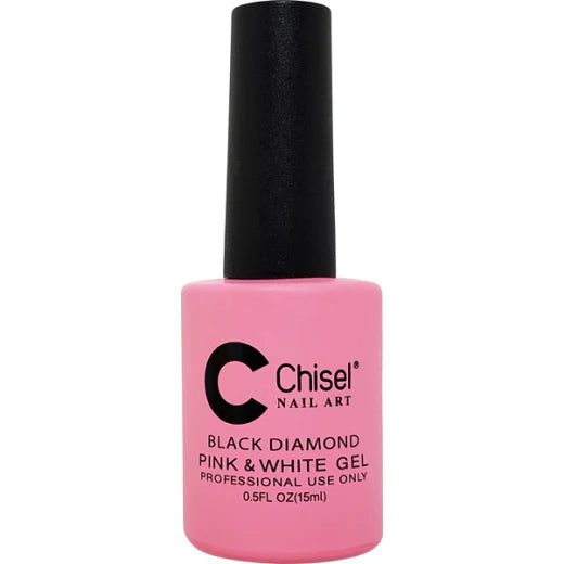CHISEL | BLACK DIAMOND PINK & WHITE GEL TOP (NON YELLOW)