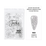 JACKIE SIGNATURE | PREMIUM RHINESTONE | CLEAR CRYSTAL | 1,440 PCS | SS3-SS12