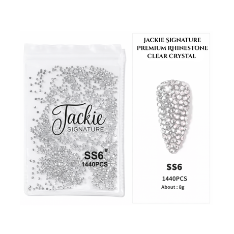 JACKIE SIGNATURE | PREMIUM RHINESTONE | CLEAR CRYSTAL | 1,440 PCS | SS3-SS12