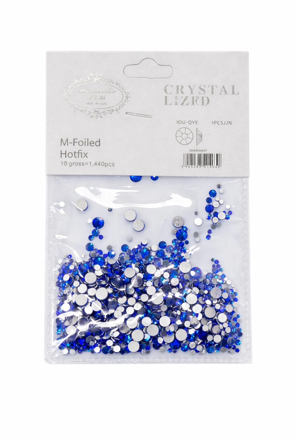 CRYSTAL LIZFD | RHINESTONE MIXED SIZE | Bag of 1440 pcs