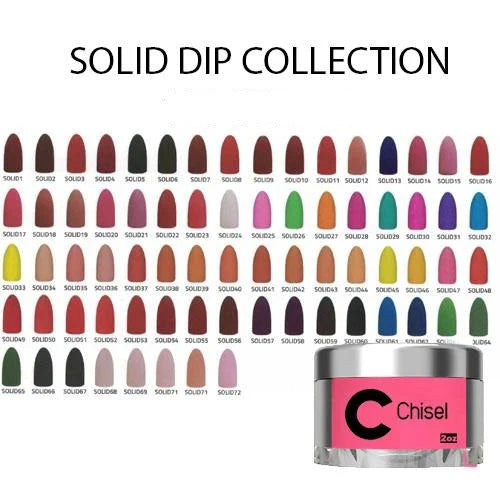 CHISEL | POWDER | SOLID COLLECTION (213 COLORS)