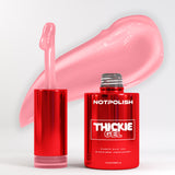 NOT POLISH - THICKIE GEL RUBBER BASE - TG15 NERVOUS TINT - 0.5 OZ