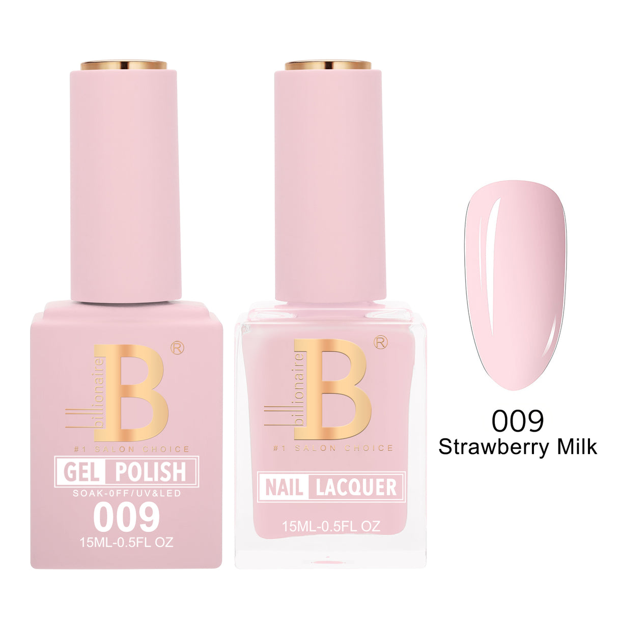 BILLIONAIRE | GEL & LACQUER | IMPERIAL 009 - STRAWBERRY MILK
