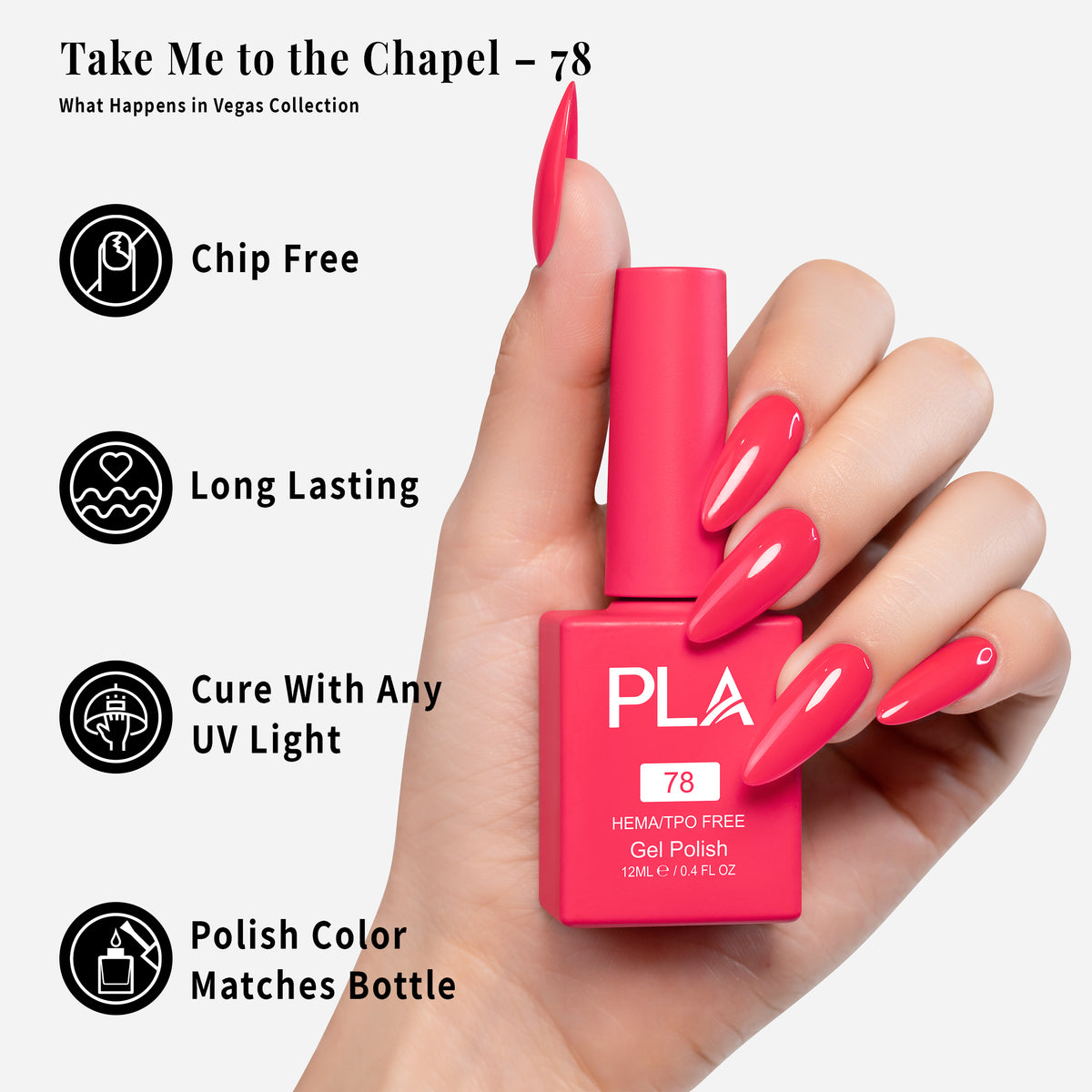 PLA | GEL POLISH | TAKE ME TO THE CHAPEL - 78
