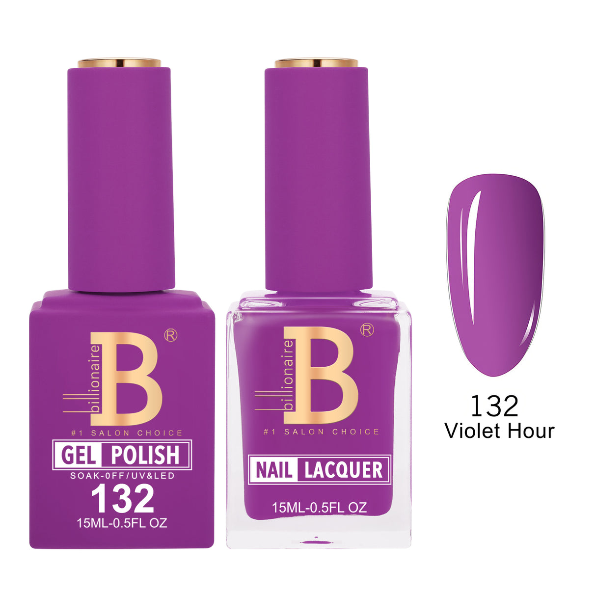 BILLIONAIRE | GEL & LACQUER | IMPERIAL 132 - VIOLET HOUR