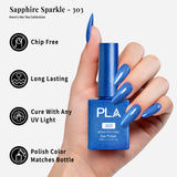 PLA | GEL POLISH | SAPPHIRE SPARKLE - 303