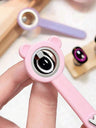 MAGNET CATEYE | CUTE BEAR Dual-End | Silicon Handle (MOON & HEART SHAPE)