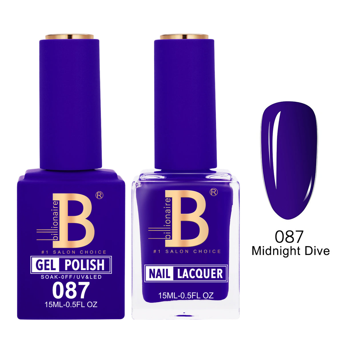 BILLIONAIRE | GEL & LACQUER | IMPERIAL 087 - MIDNIGHT DIVE