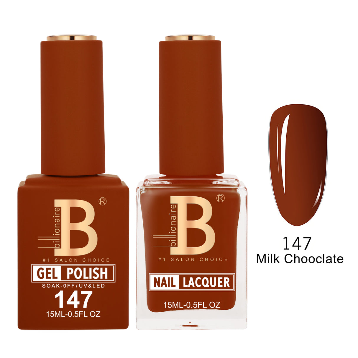 BILLIONAIRE | GEL & LACQUER | IMPERIAL 147 - MILK CHOOCLATE