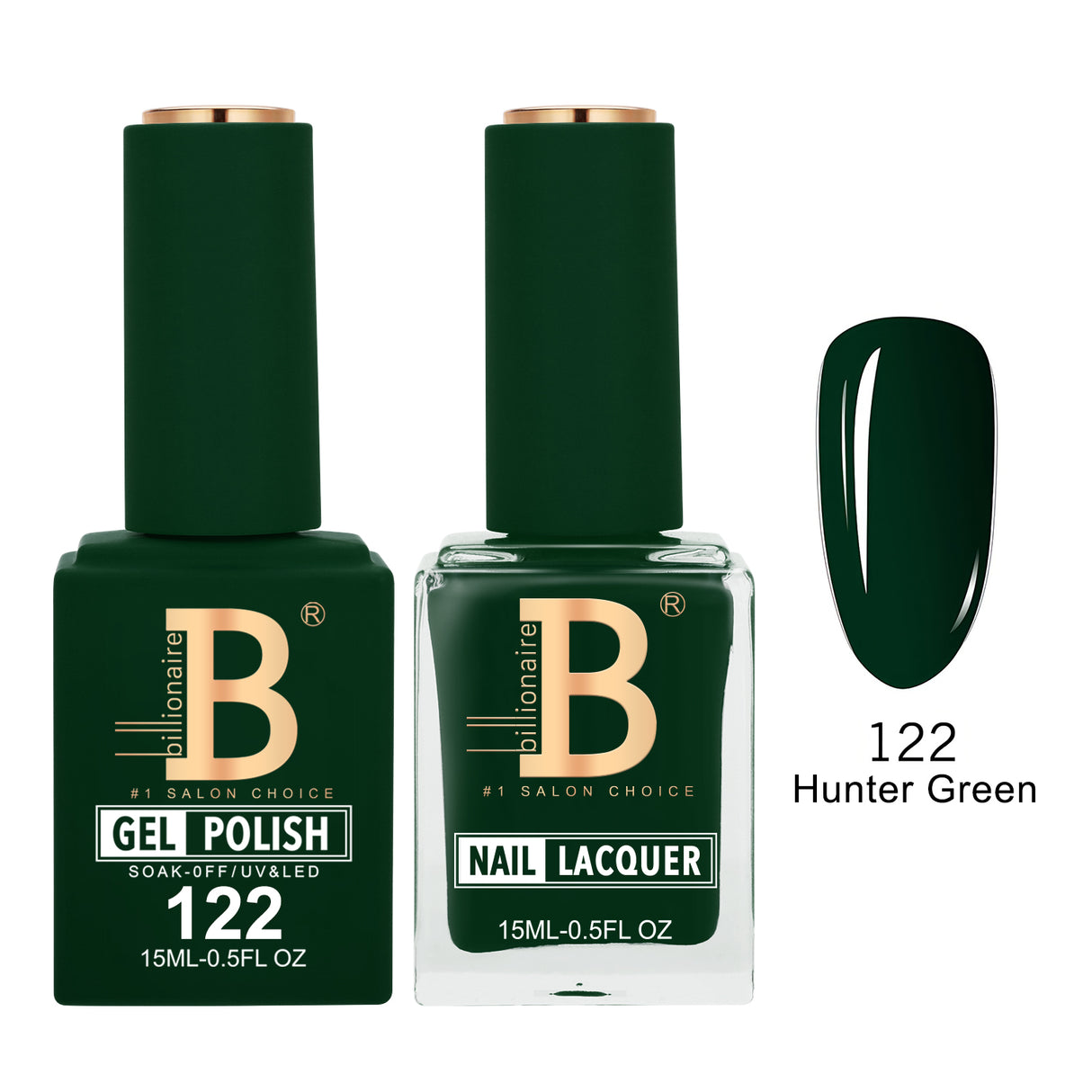 BILLIONAIRE | GEL & LACQUER | IMPERIAL 122 - HUNTER GREEN