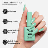 PLA | GEL POLISH | GREEN AND BEAR IT - 35