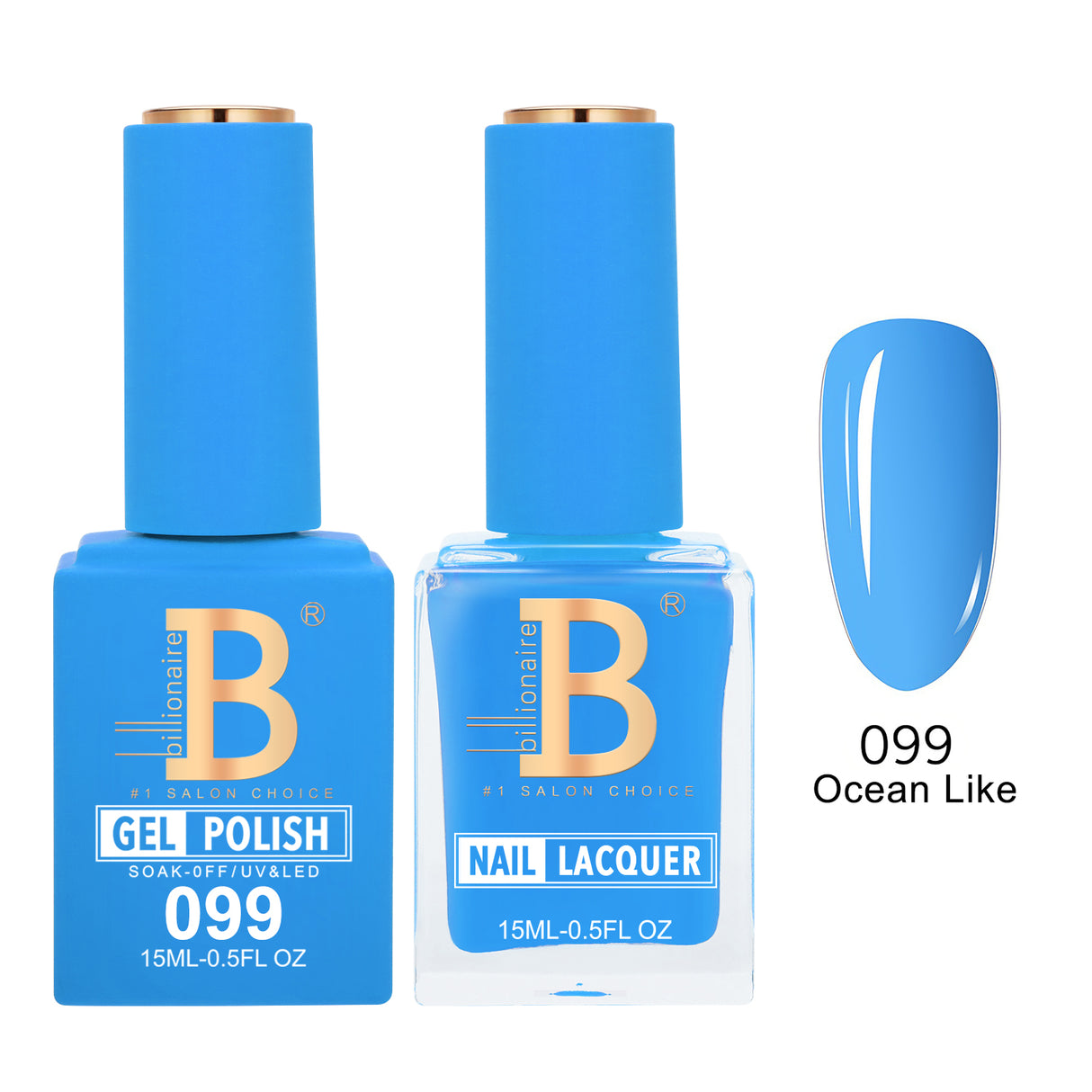 BILLIONAIRE | GEL & LACQUER | IMPERIAL 099 - OCEAN LIKE