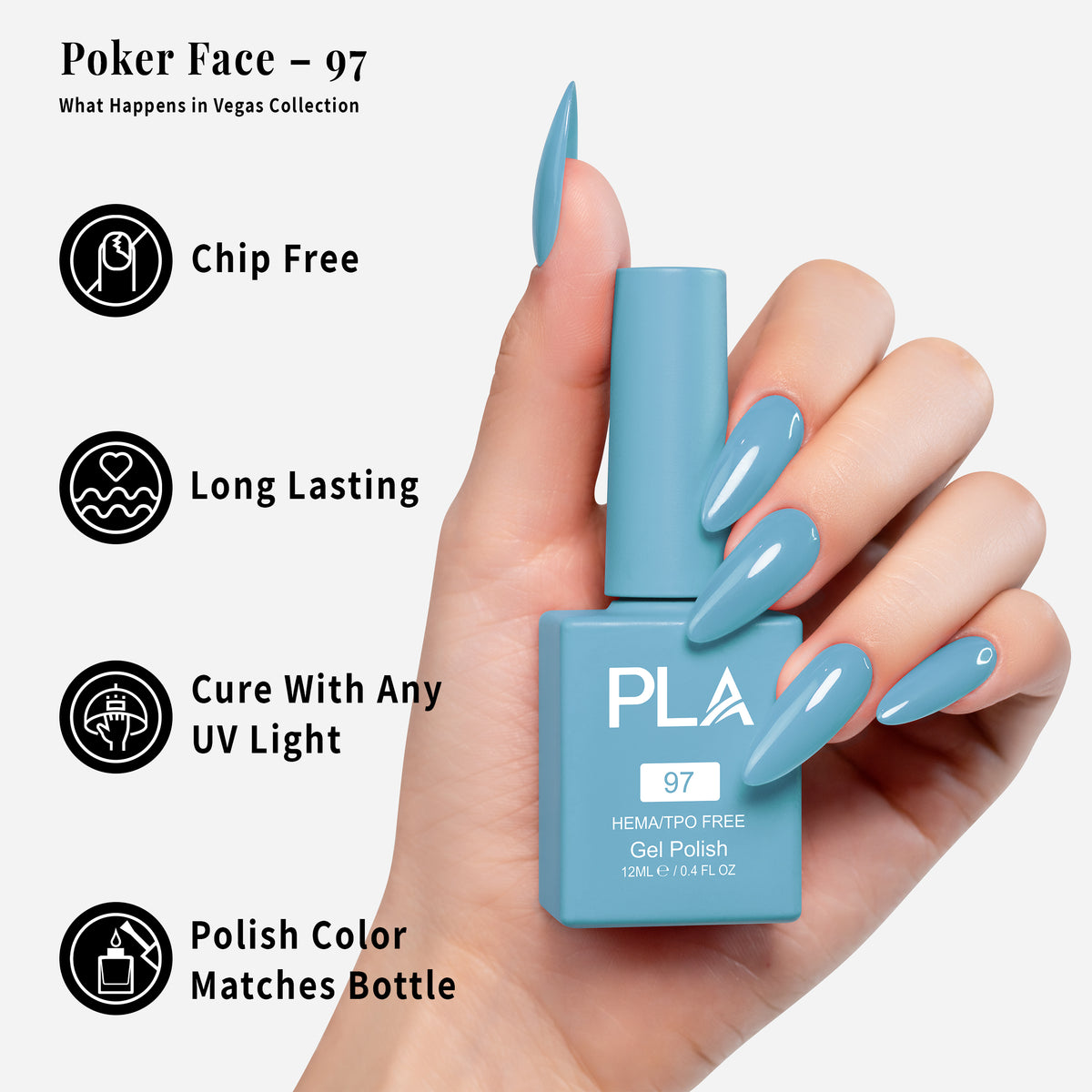 PLA | GEL POLISH | POKER FACE - 97