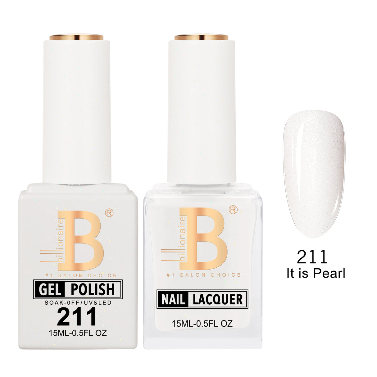 BILLIONAIRE | GEL & LACQUER | IMPERIAL 211 - IT IS PEARL