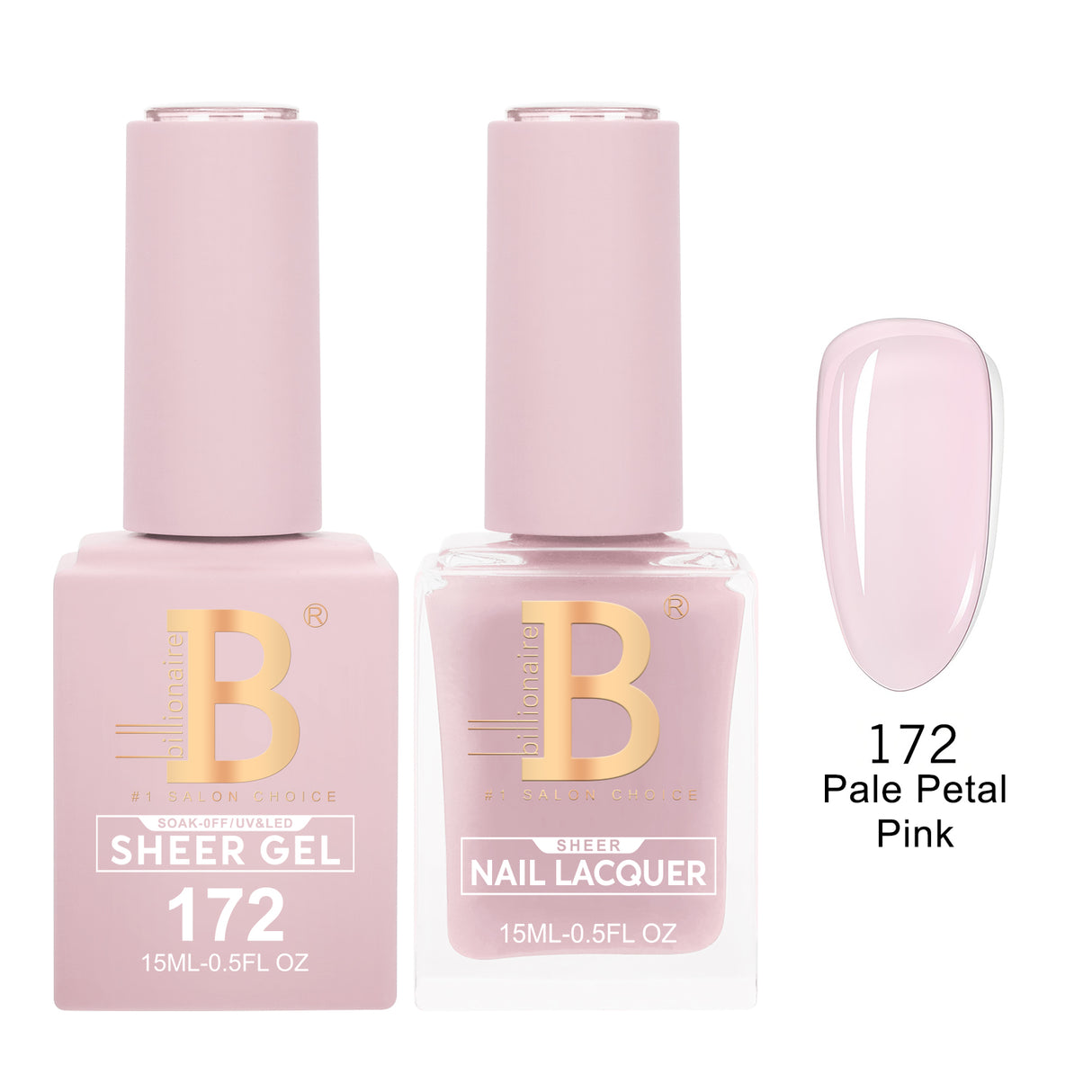 BILLIONAIRE | GEL & LACQUER | IMPERIAL 172 - PALE PETAL PINK