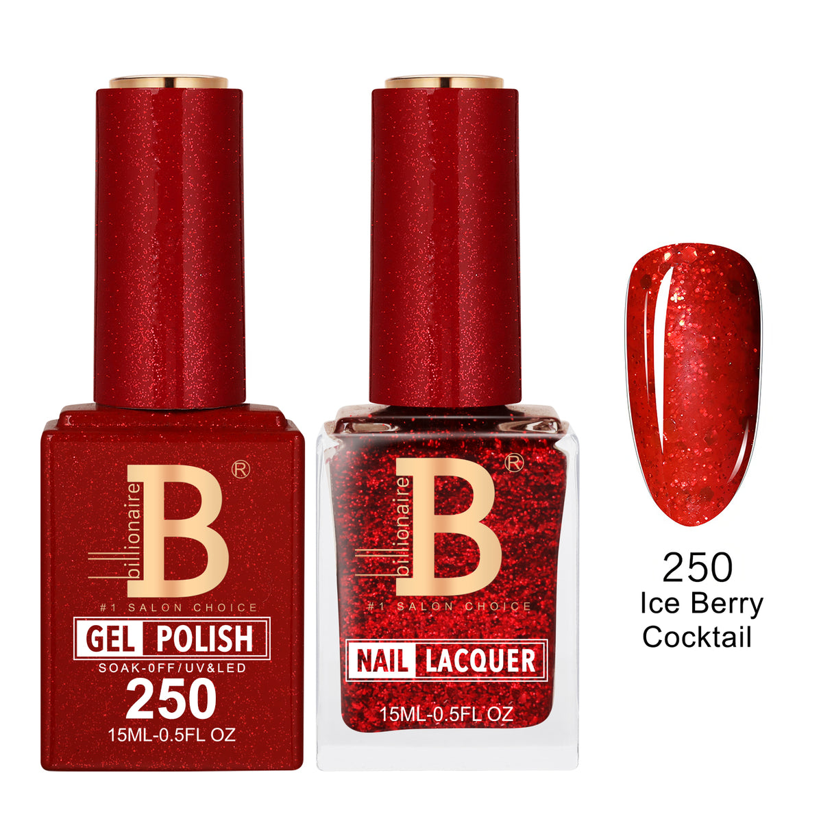 BILLIONAIRE | GEL & LACQUER | IMPERIAL 250 - ICE BERRY COCKTAIL