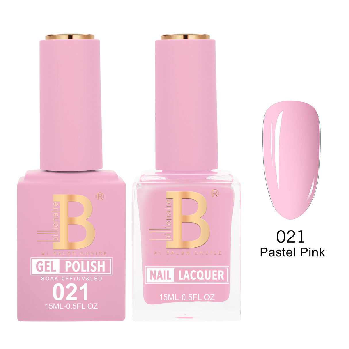 BILLIONAIRE | GEL & LACQUER | IMPERIAL 021 - PASTEL PINK