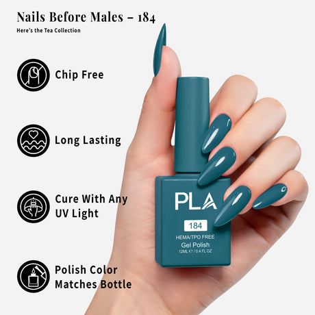PLA | GEL POLISH | NAILS BEFORE MALES - 184
