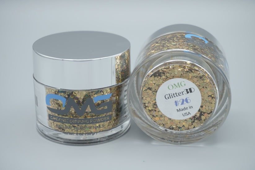 NAIL LOOSE 3D GLITTER JAR - #026
