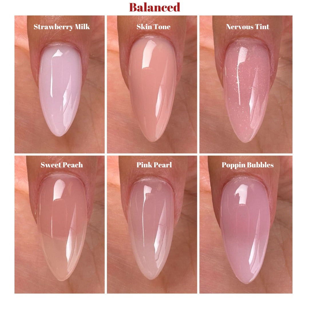 NOT POLISH - THICKIE GEL RUBBER BASE - TG05 STRAWBERRY MILK - 0.5 OZ