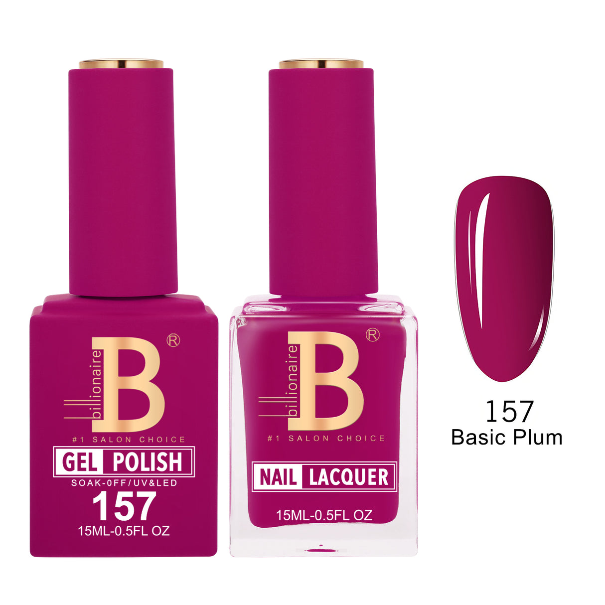 BILLIONAIRE | GEL & LACQUER | IMPERIAL 157 - BASIC PLUM