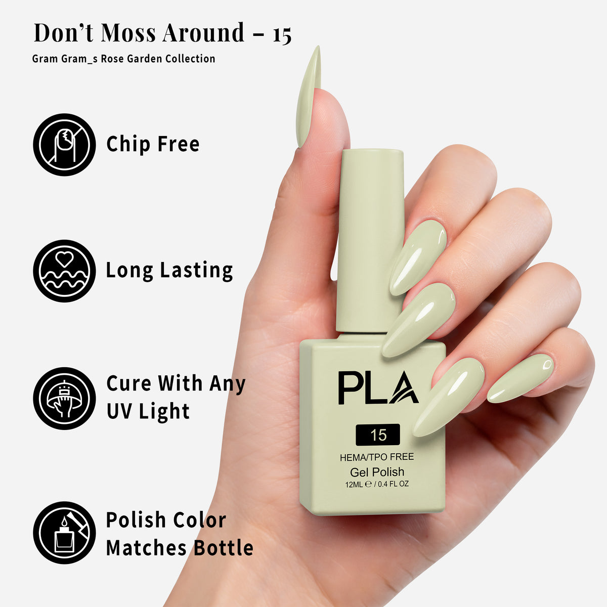 PLA | GEL POLISH | DON'T MOSS AROUND - 15