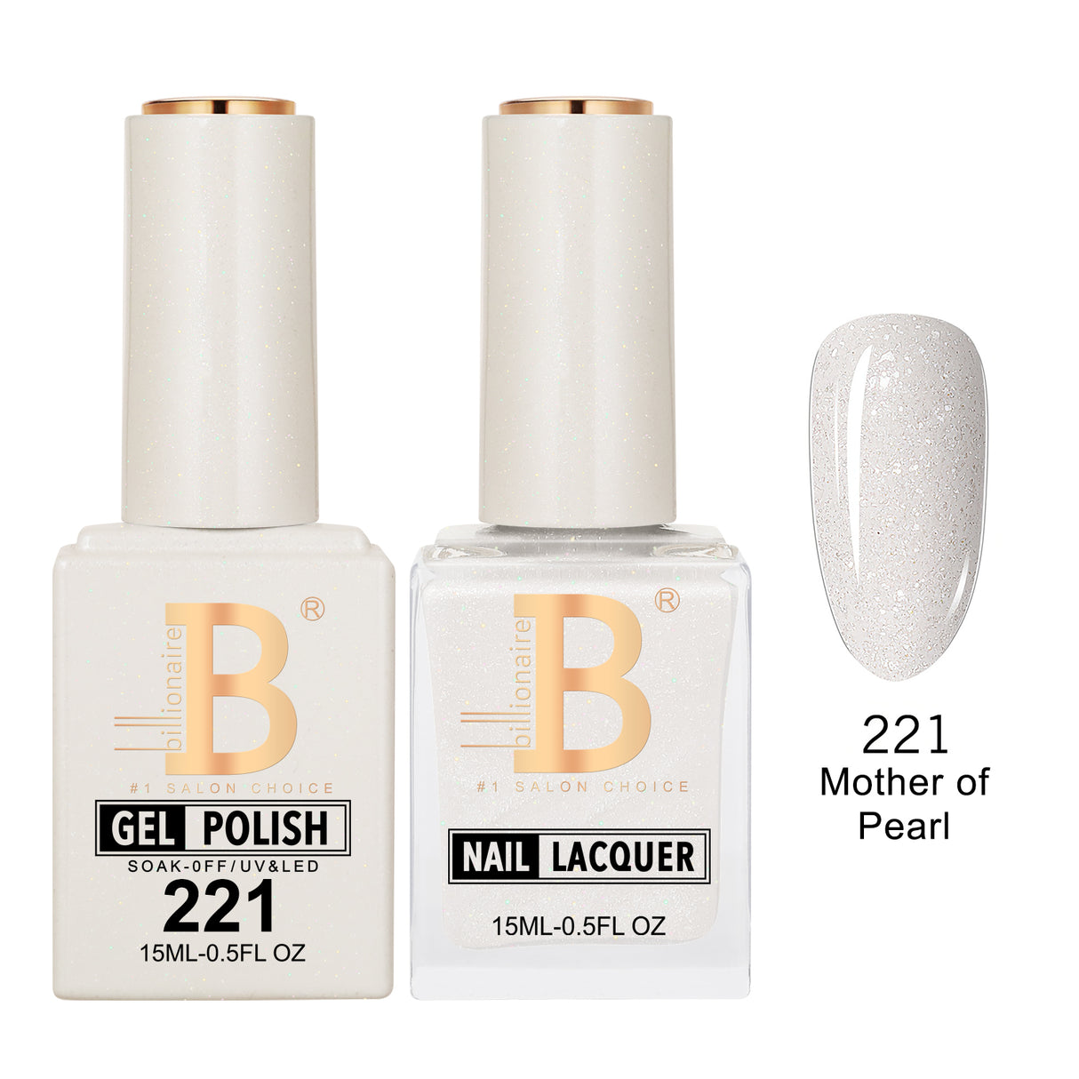 BILLIONAIRE | GEL & LACQUER | IMPERIAL 221 - MOTHER OF PEARL