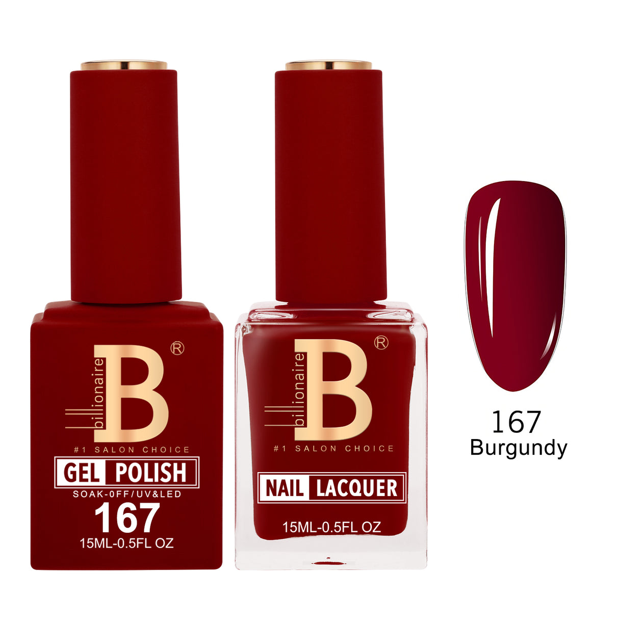 BILLIONAIRE | GEL & LACQUER | IMPERIAL 167 - BURGUNDY