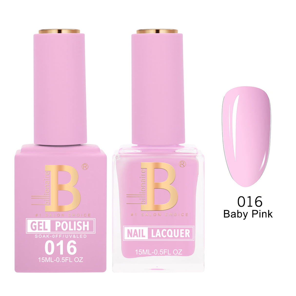 BILLIONAIRE | GEL & LACQUER | IMPERIAL 016 - BABY PINK