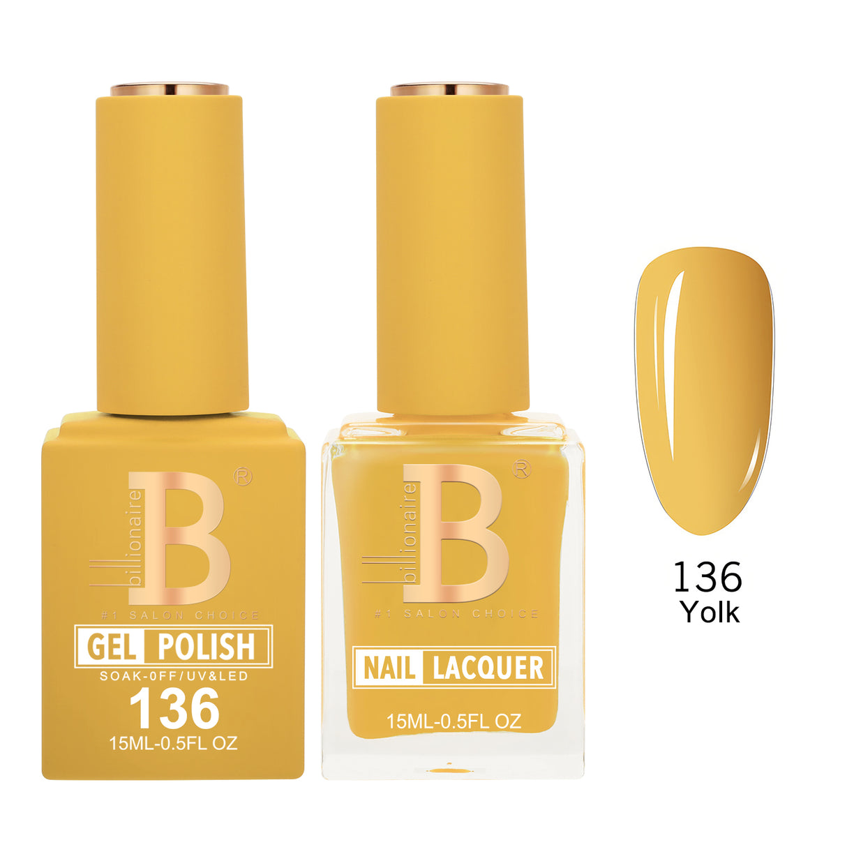 BILLIONAIRE | GEL & LACQUER | IMPERIAL 136 - YOLK