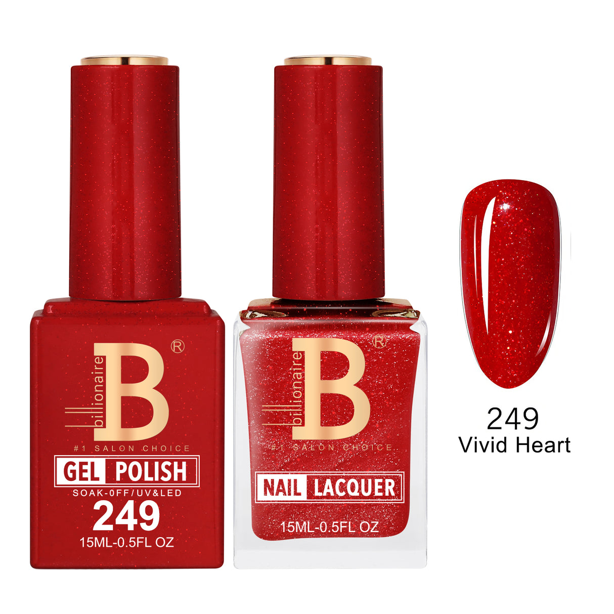 BILLIONAIRE | GEL & LACQUER | IMPERIAL 249 - VIVID HEART