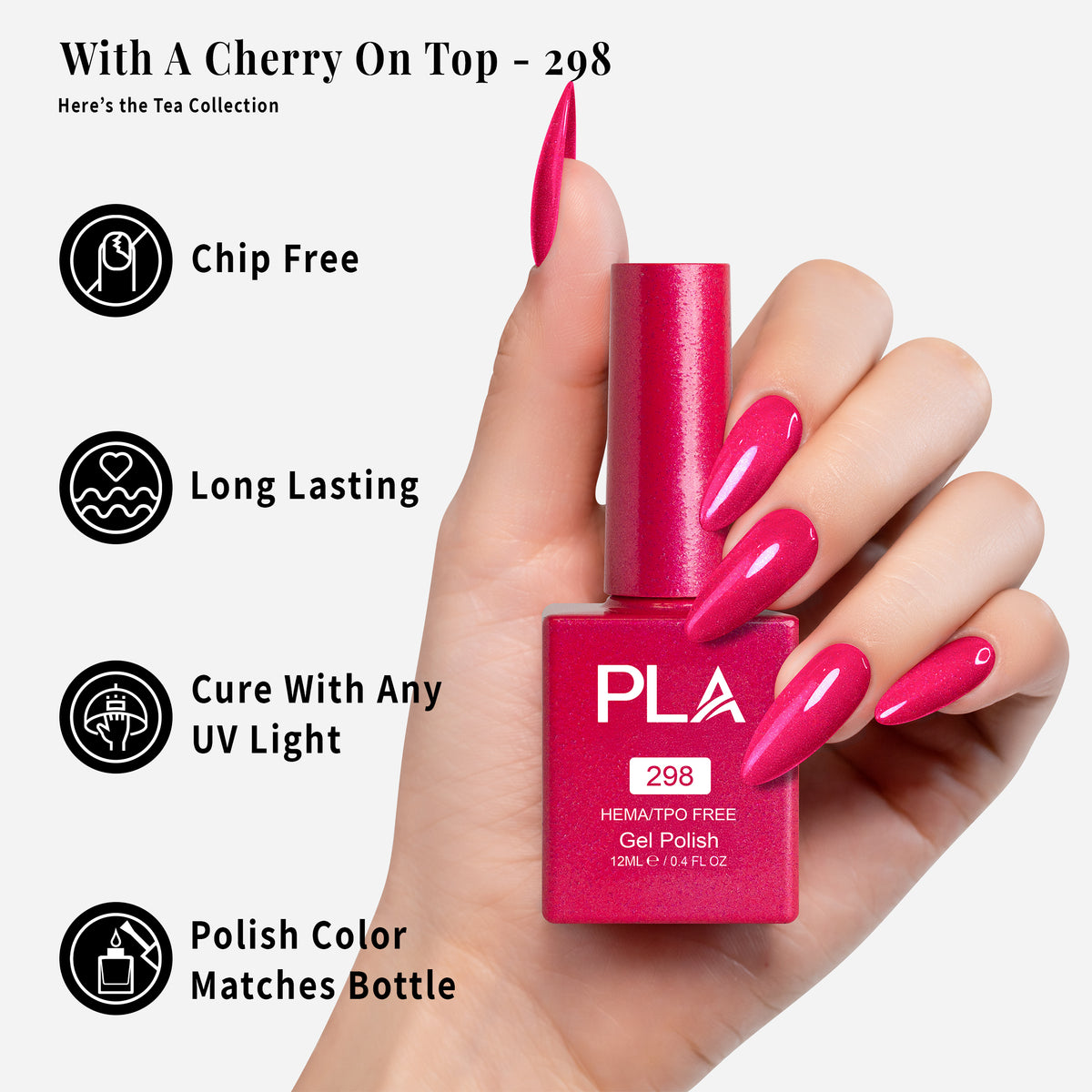 PLA | GEL POLISH | WITH A CHERRY ON TOP - 298