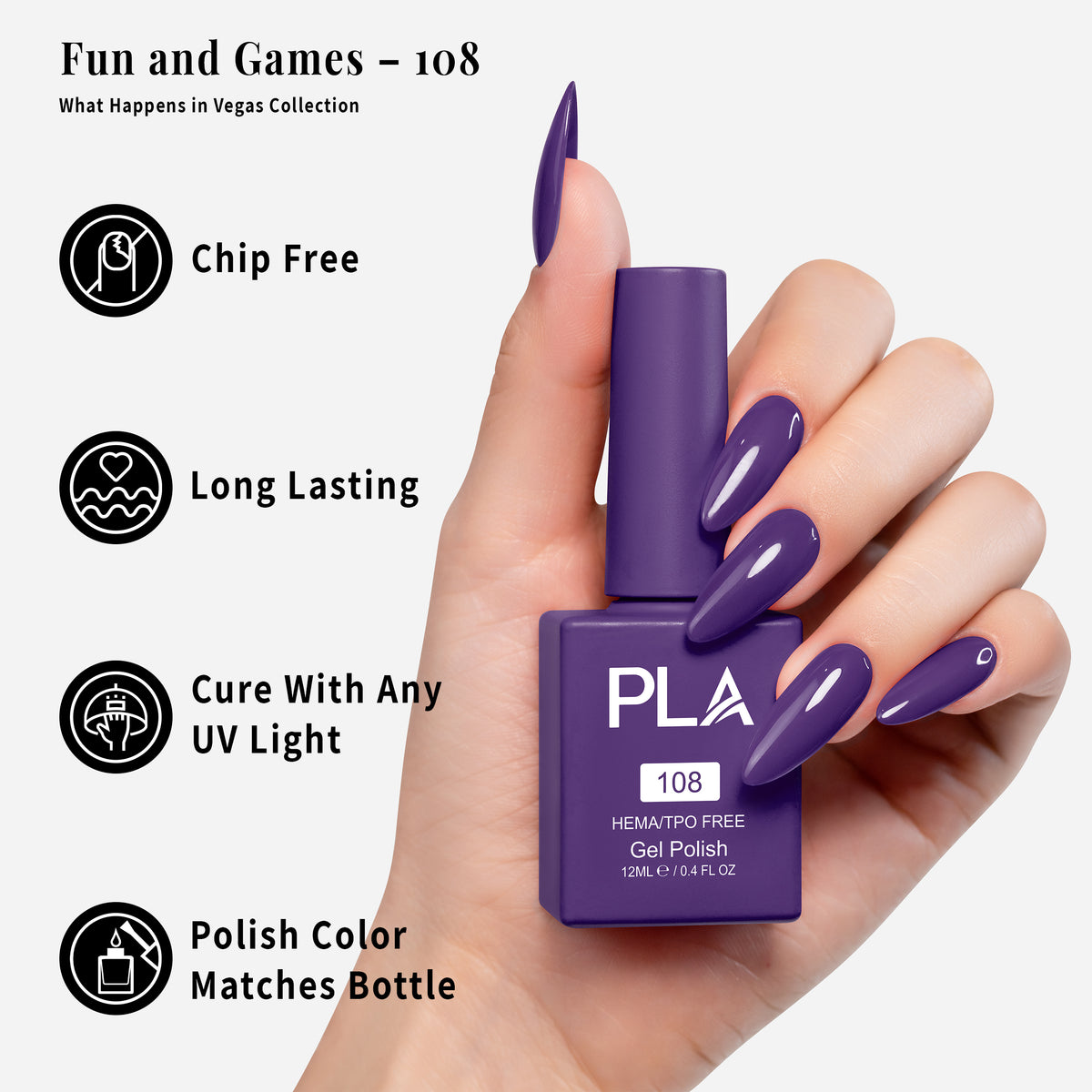 PLA | GEL POLISH | FUN AND GAMES - 108