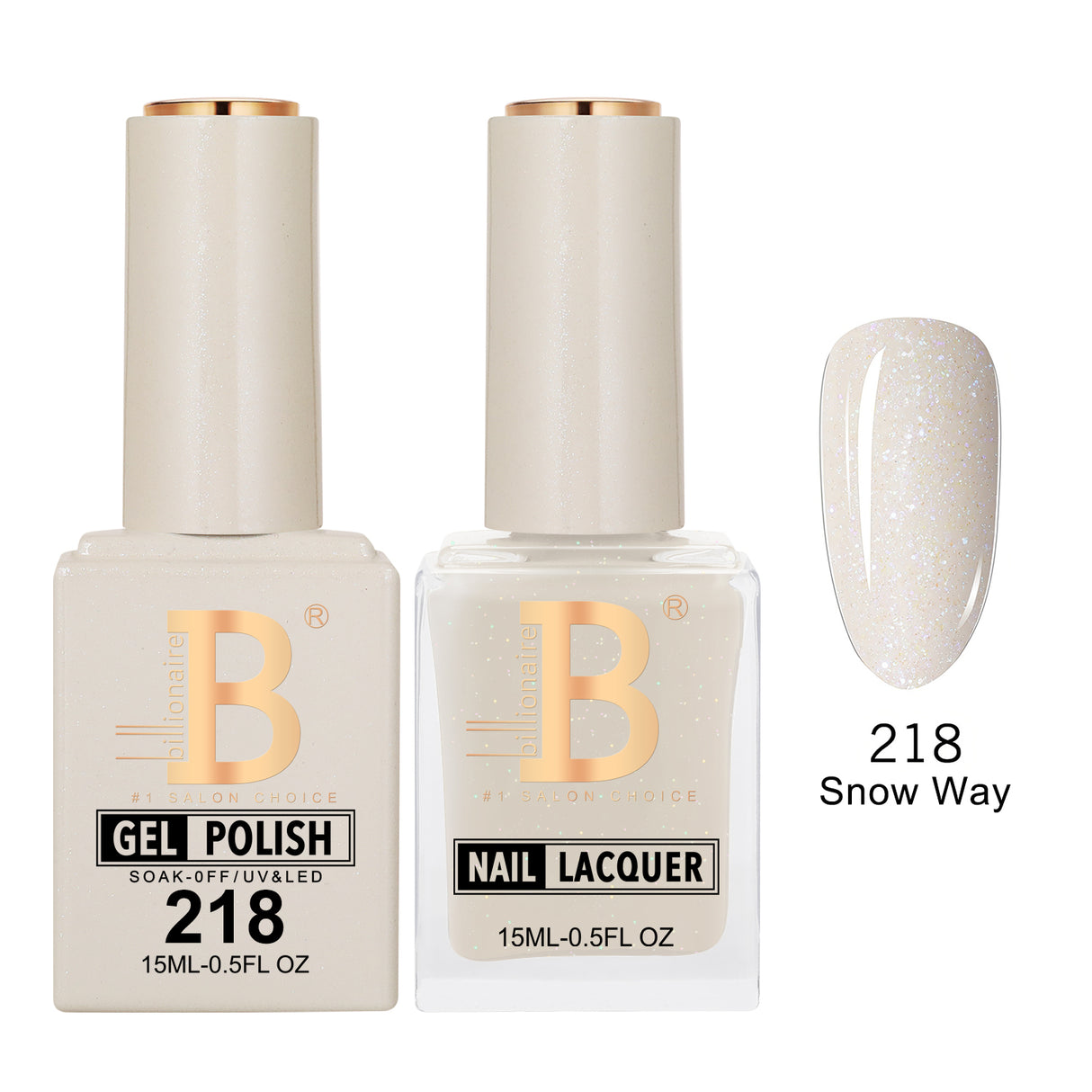 BILLIONAIRE | GEL & LACQUER | IMPERIAL 218 - SNOW WAY