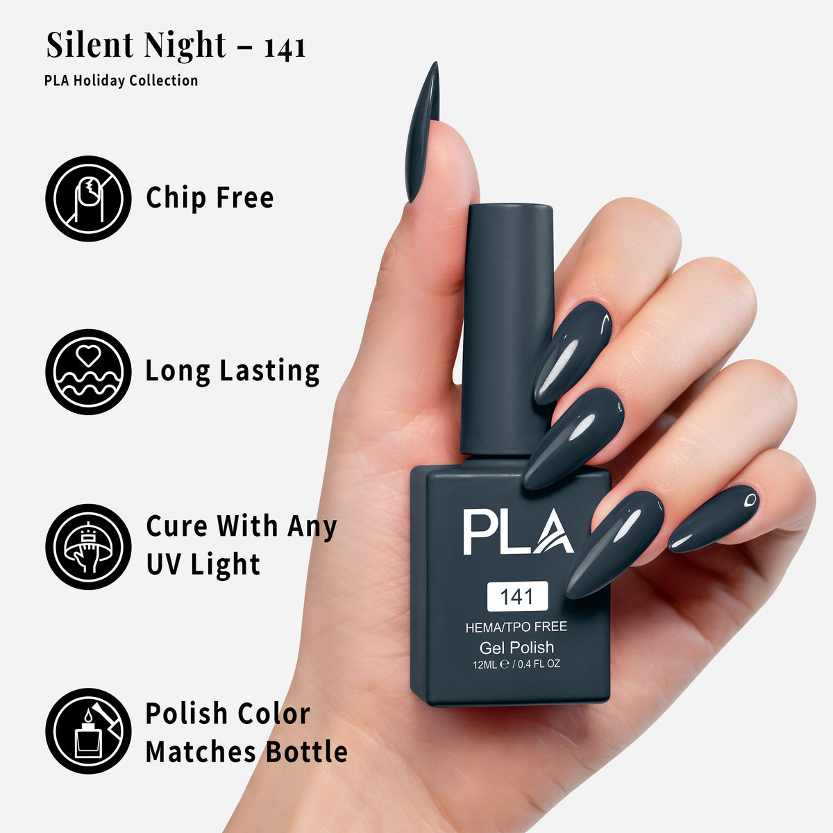 PLA | GEL POLISH | SILENT NIGHT - 141