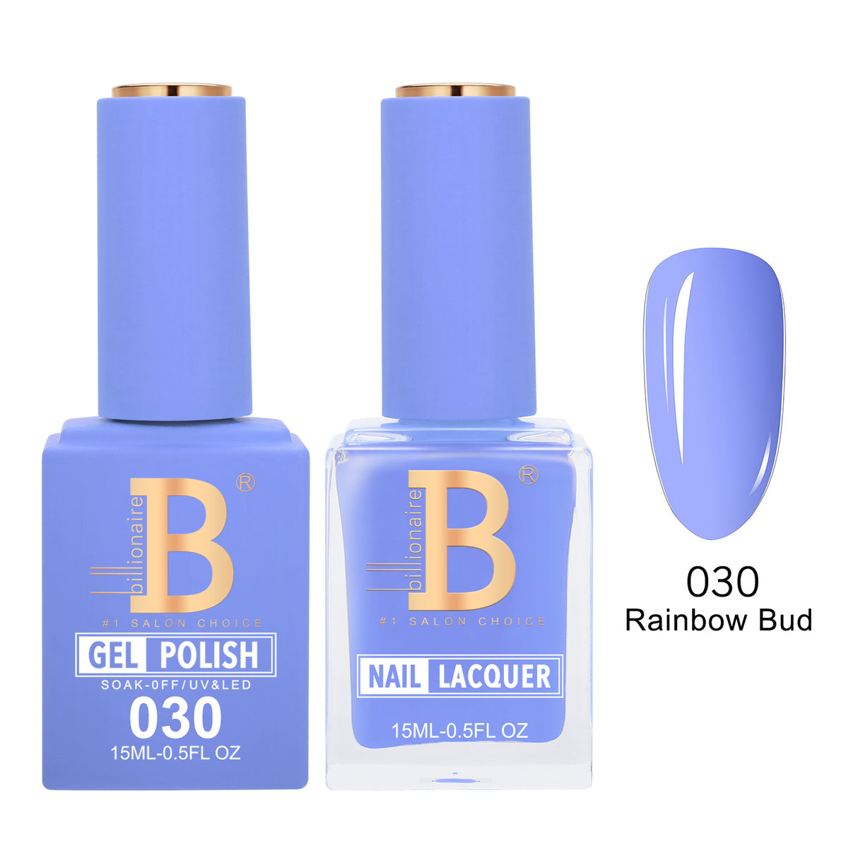 BILLIONAIRE | GEL & LACQUER | IMPERIAL 030 - RAINBOW BUD