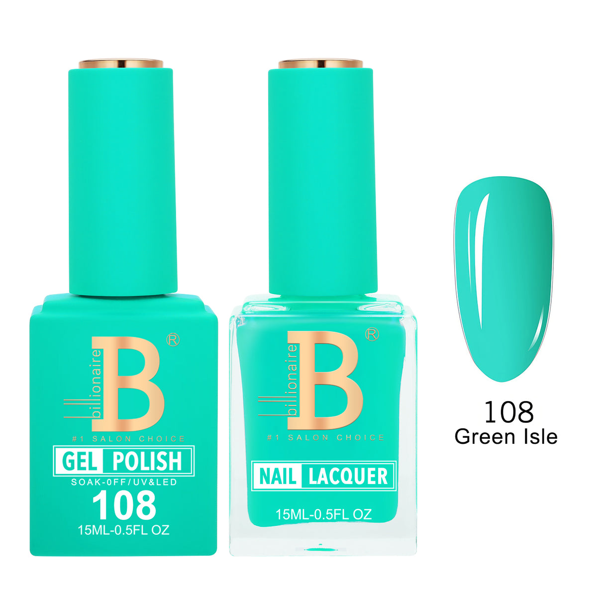 BILLIONAIRE | GEL & LACQUER | IMPERIAL 108 - GREEN ISLE