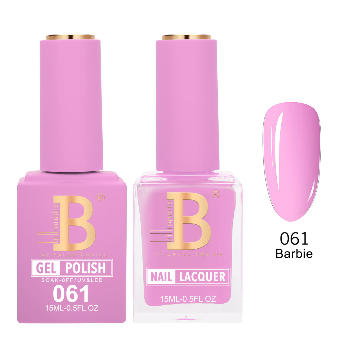 BILLIONAIRE | GEL & LACQUER | IMPERIAL 061 - BARBIE