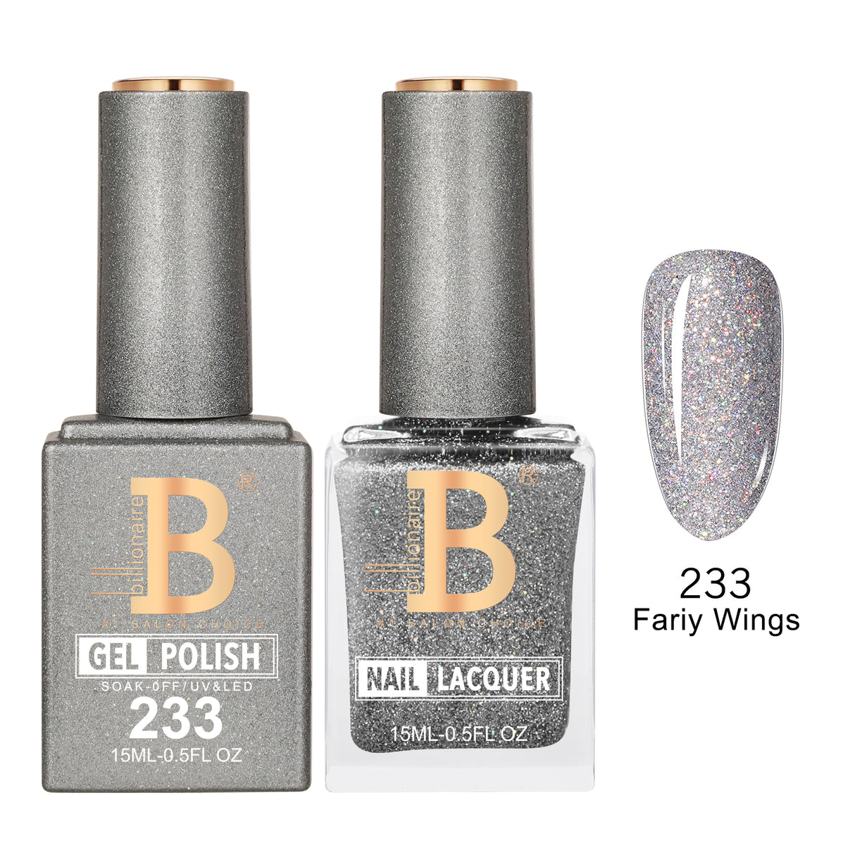 BILLIONAIRE | GEL & LACQUER | IMPERIAL 233 - FARIY WINGS