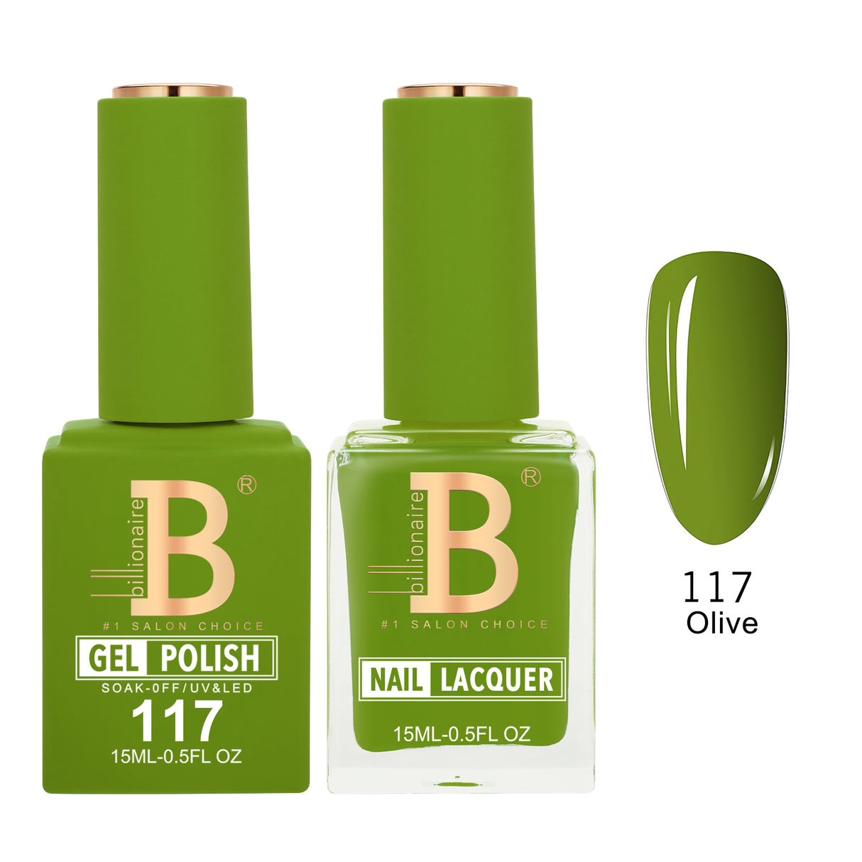 BILLIONAIRE | GEL & LACQUER | IMPERIAL 117 - OLIVE