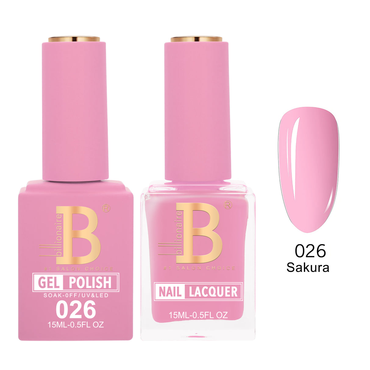 BILLIONAIRE | GEL & LACQUER | IMPERIAL 026 - SAKURA