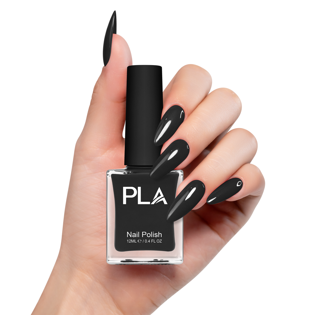 PLA | NAIL LACQUER | JET BLACK NAIL POLISH LACQUER POLISH - 290