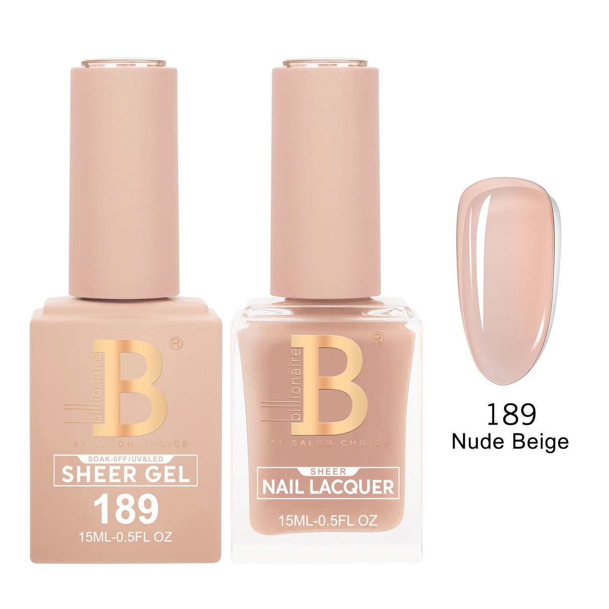 BILLIONAIRE | GEL & LACQUER | IMPERIAL 189 - NUDE BEIGE