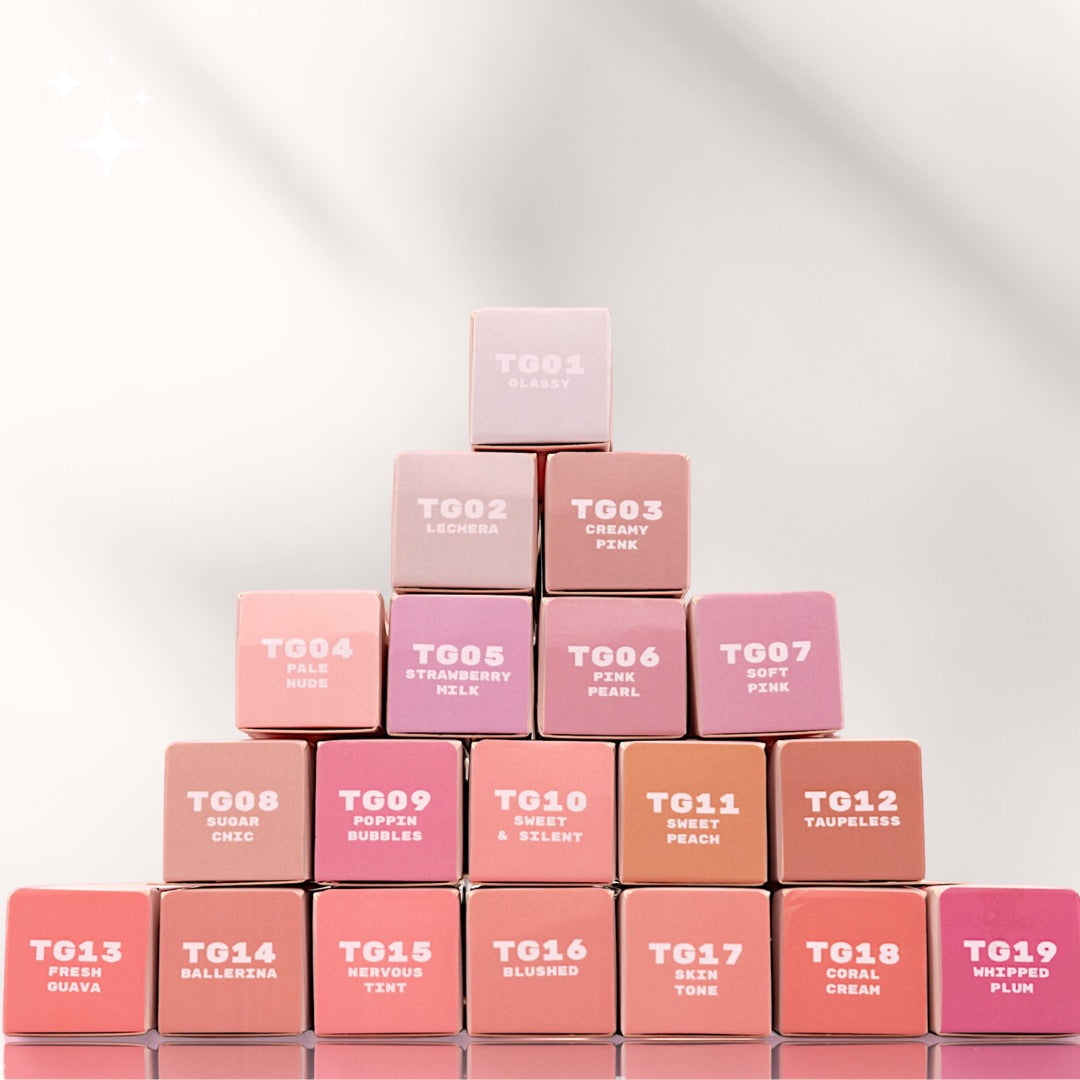 NOT POLISH - THICKIE GEL RUBBER BASE - SET OF 19 COLORS - 0.5 OZ
