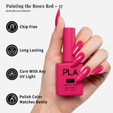 PLA | GEL POLISH | PAINTING THE ROSES RED - 57