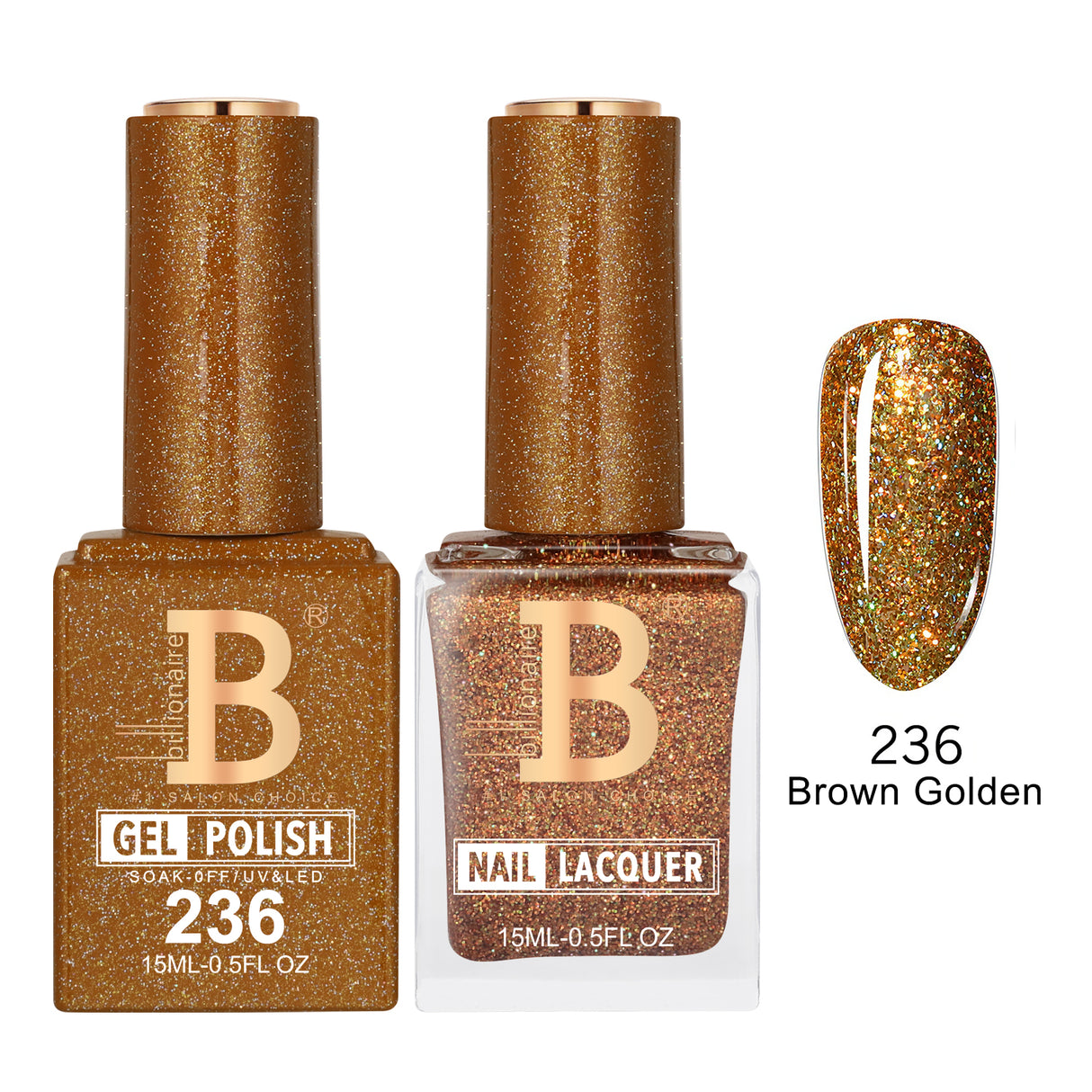 BILLIONAIRE | GEL & LACQUER | IMPERIAL 236 - BROWN GOLDEN