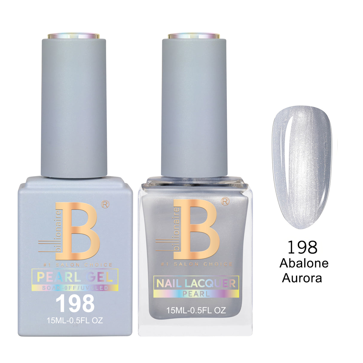 BILLIONAIRE | GEL & LACQUER | IMPERIAL 198 - ABALONE AURORA