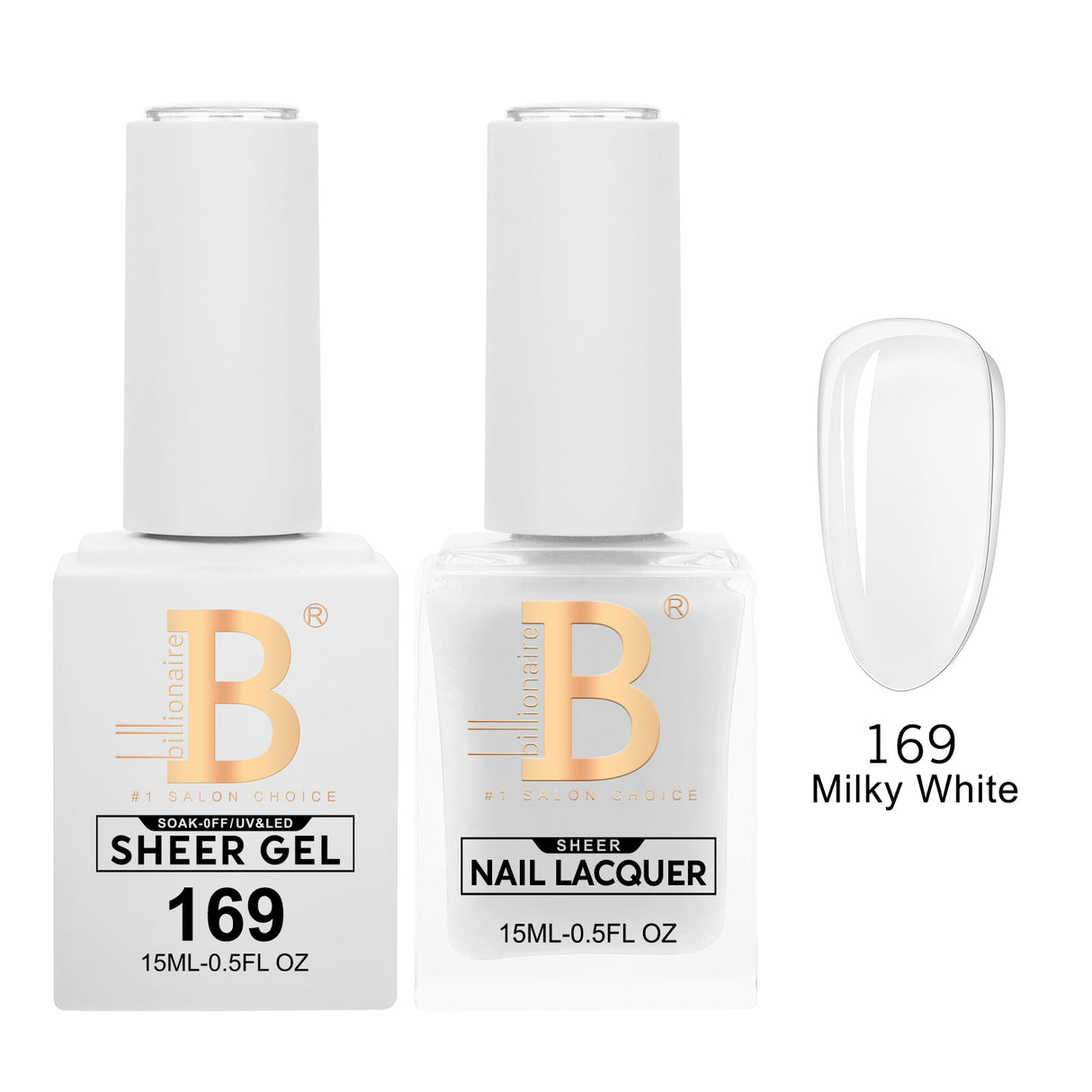 BILLIONAIRE | GEL & LACQUER | IMPERIAL 169 - MILKY WHITE