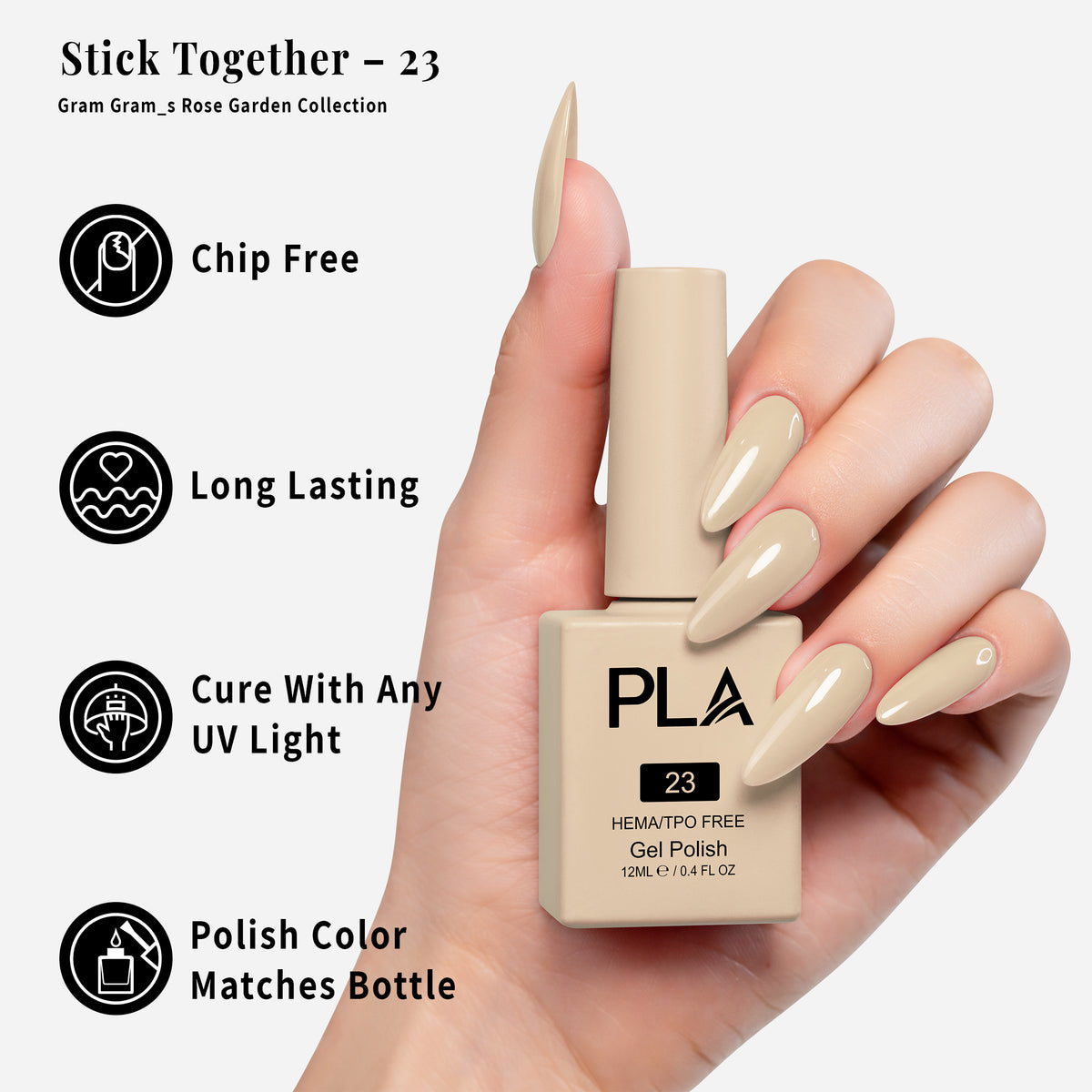 PLA | GEL POLISH | STICK TOGETHER - 23